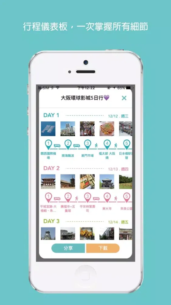 Capturas de pantalla de 旅行蹤 GoTour：行程規劃+