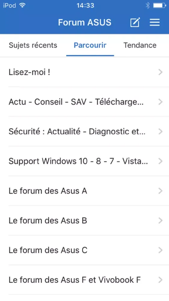 Le forum des portables Asus Ekran Görüntüleri