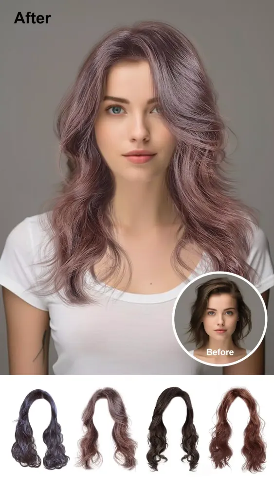 Hairstyle Try On Screenshots