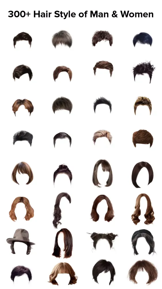 Hairstyle Try On Screenshots