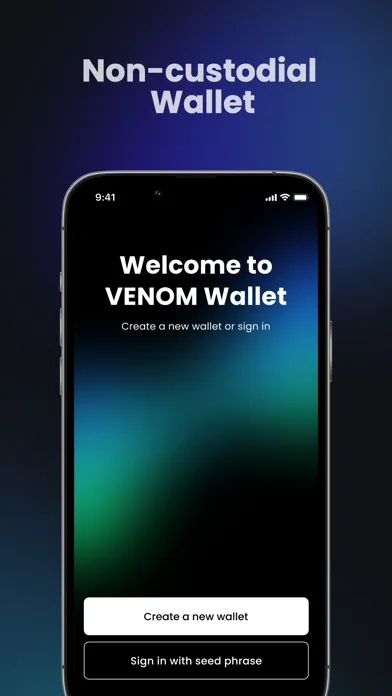 Скриншоты Venom Blockchain Wallet