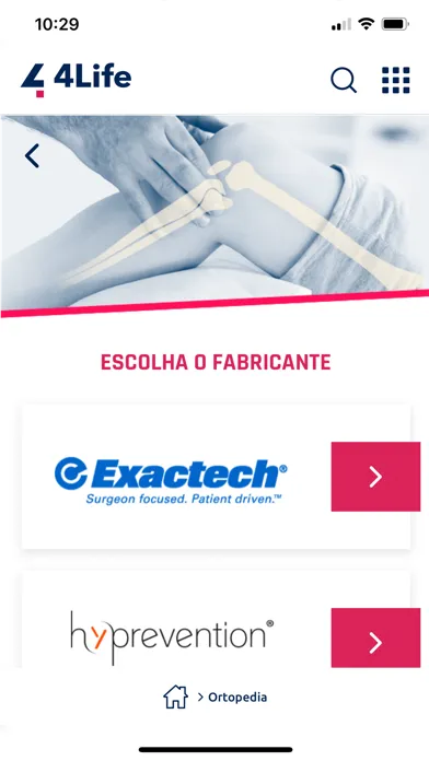 Capturas de tela do 4Life Healthcare Innovation