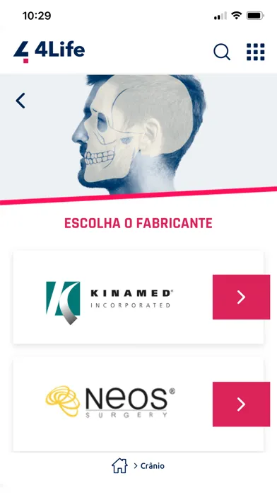 Capturas de tela do 4Life Healthcare Innovation