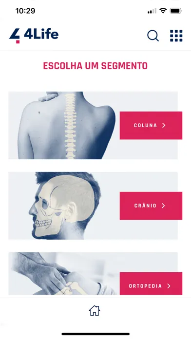 Capturas de tela do 4Life Healthcare Innovation