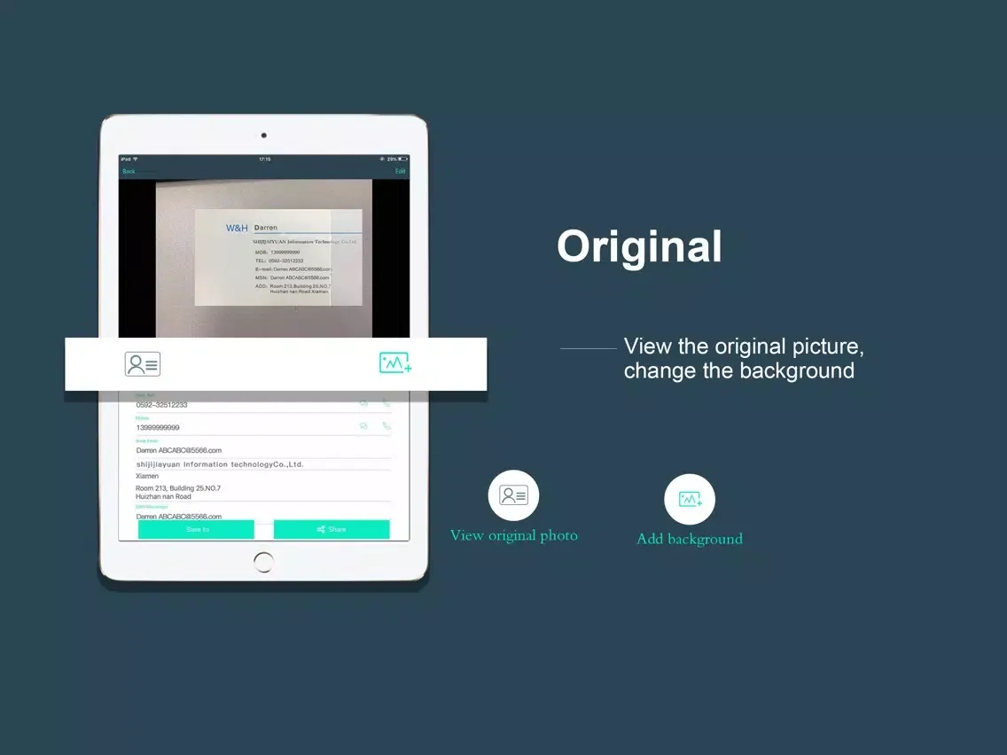Card Scanner -- Foxcard pro iPad  Screenshots