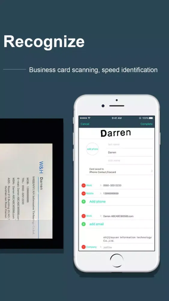 Card Scanner -- Foxcard pro Screenshots