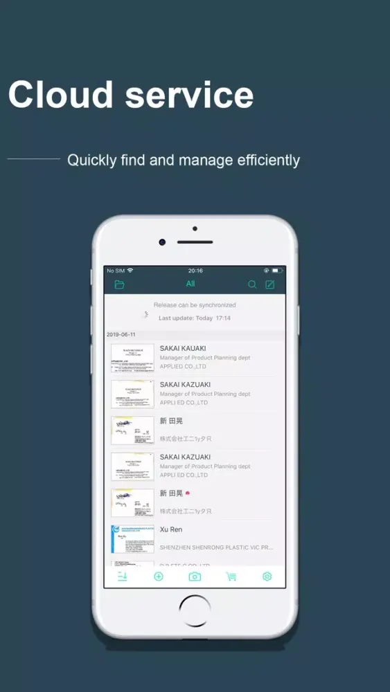 Скриншоты FoxCard&business card scanner
