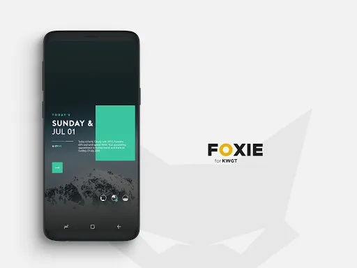 Captures d'écran de Foxie for KWGT