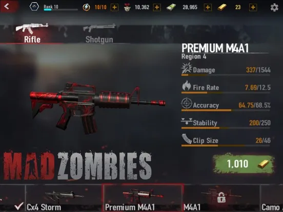 MAD ZOMBIES: Shooting Game 3D iPad  Screenshots