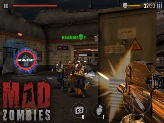 MAD ZOMBIES: Shooting Game 3D iPad  Screenshots