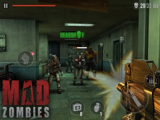 MAD ZOMBIES: Shooting Game 3D iPad  Screenshots