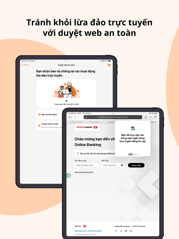 Ảnh chụp màn hình của F-Safe Go iPad 
