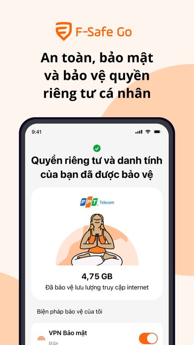 Ảnh chụp màn hình của F-Safe Go
