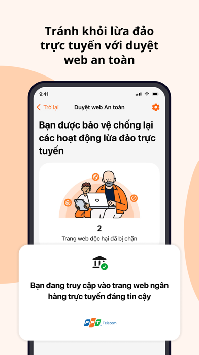 Ảnh chụp màn hình của F-Safe Go
