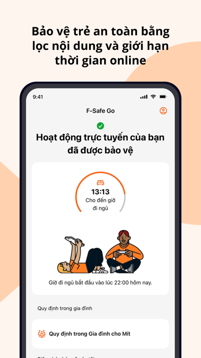 Ảnh chụp màn hình của F-Safe Go