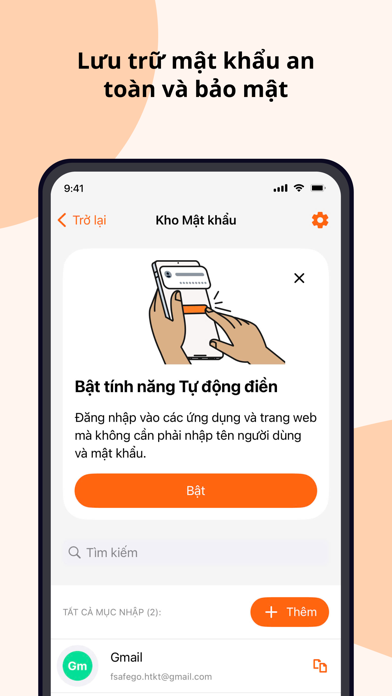 Ảnh chụp màn hình của F-Safe Go