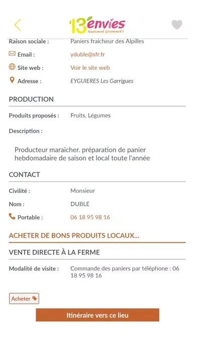 Screenshot di 13'ENVIES Autrement Gourmand !