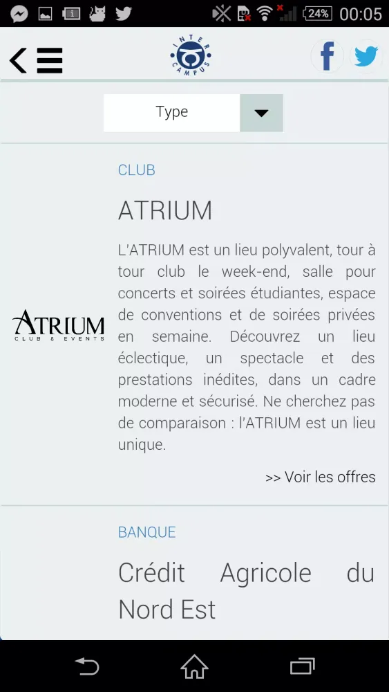 INTERCampus Screenshots