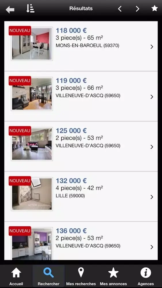 Ảnh chụp màn hình của IMMOBILIER VILLENEUVE D’ASCQ