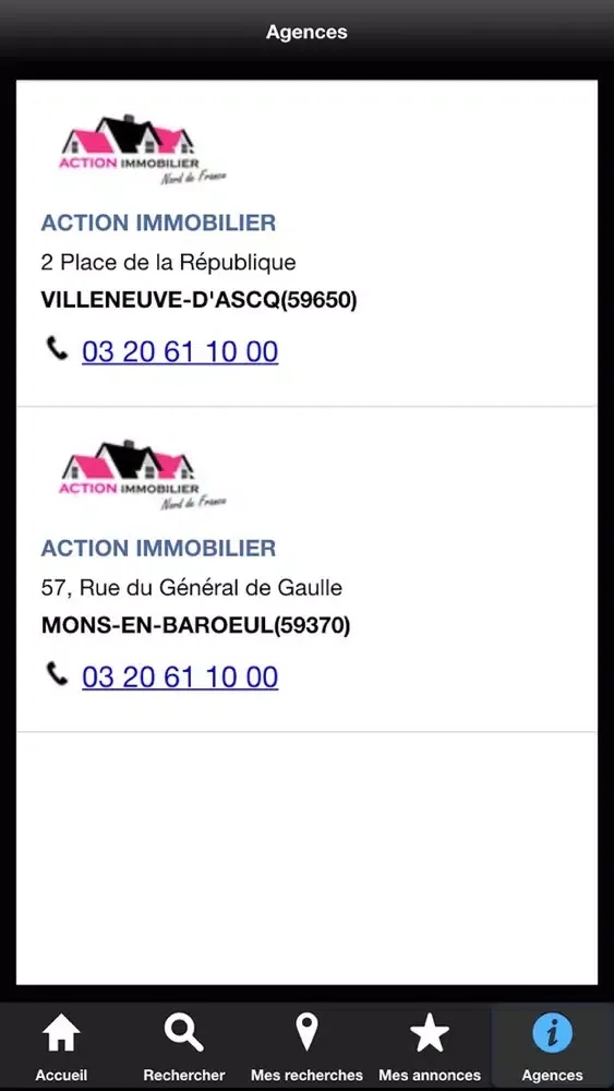 Ảnh chụp màn hình của IMMOBILIER VILLENEUVE D’ASCQ