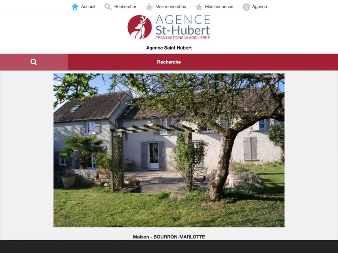 Agence Saint Hubert iPad  Screenshots