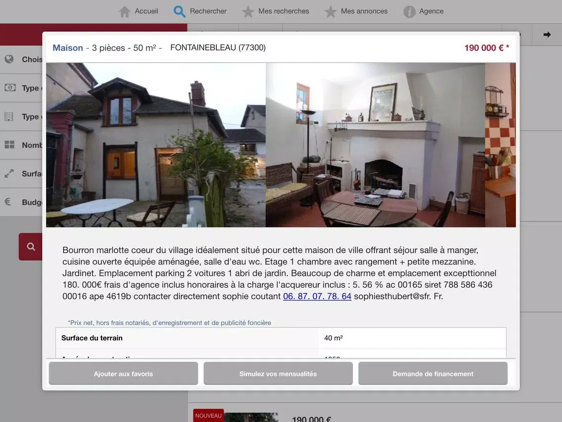 Agence Saint Hubert iPad  Screenshots