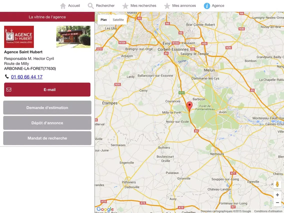 Agence Saint Hubert iPad  Screenshots