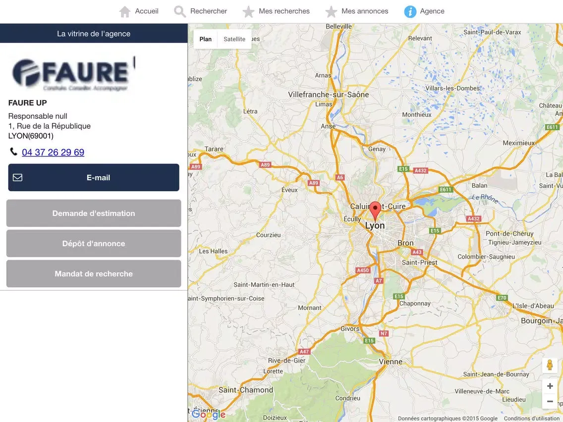 Capturas de pantalla de FAURE UP Annonces Immobilières iPad 