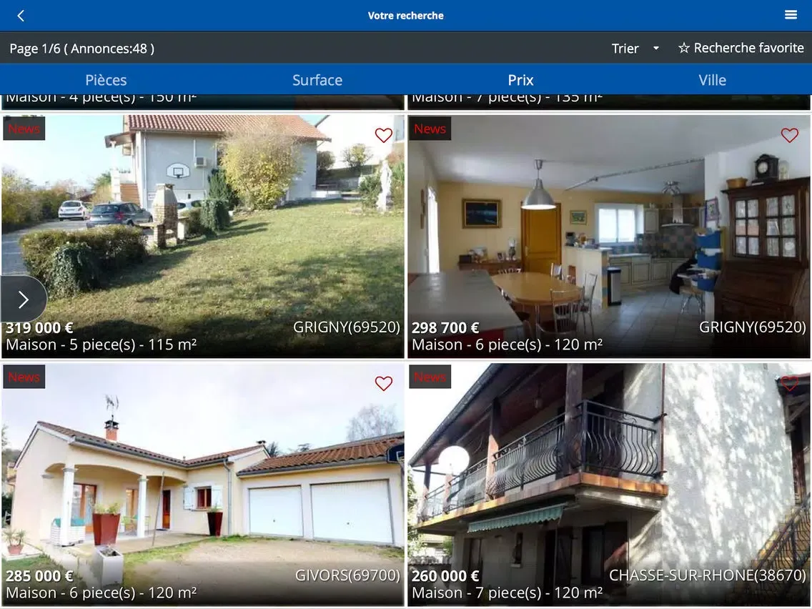 L’immobilière du sud lyonnais iPad  Screenshots