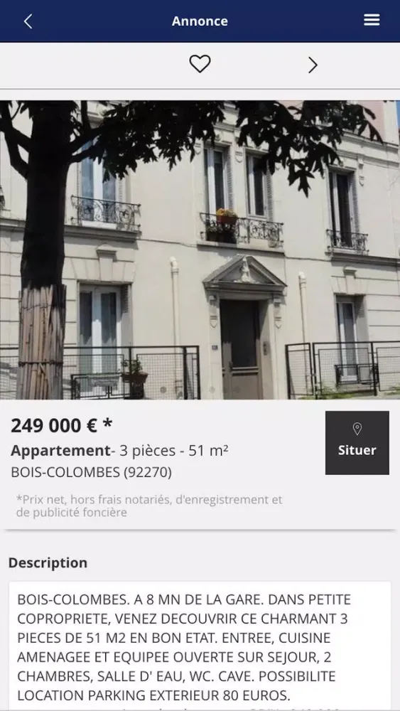 Capturas de tela do Agence Montquartier