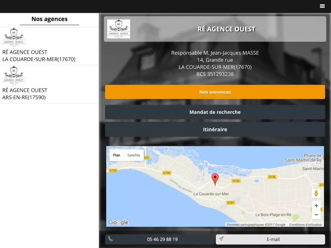 IMMOBILIER ILE DE RE iPad  স্ক্রিনশট