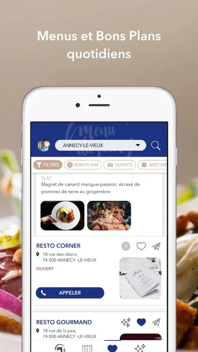 Tangkapan skrin AFMR - Maître Restaurateur