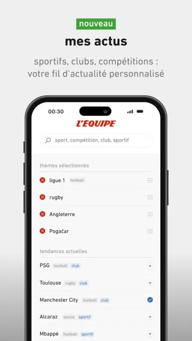 L’ÉQUIPE, sports en direct سکرین شاٹس