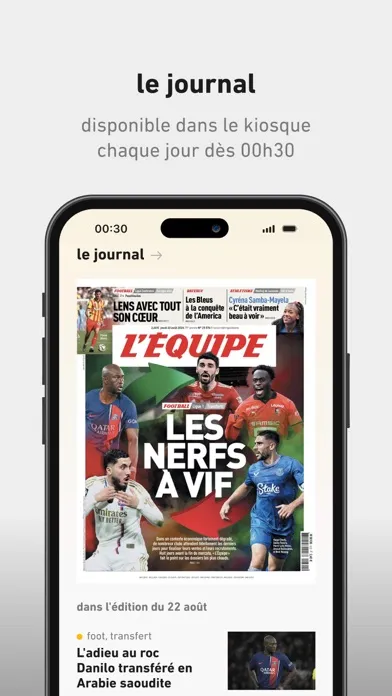 L’ÉQUIPE, sports en direct سکرین شاٹس