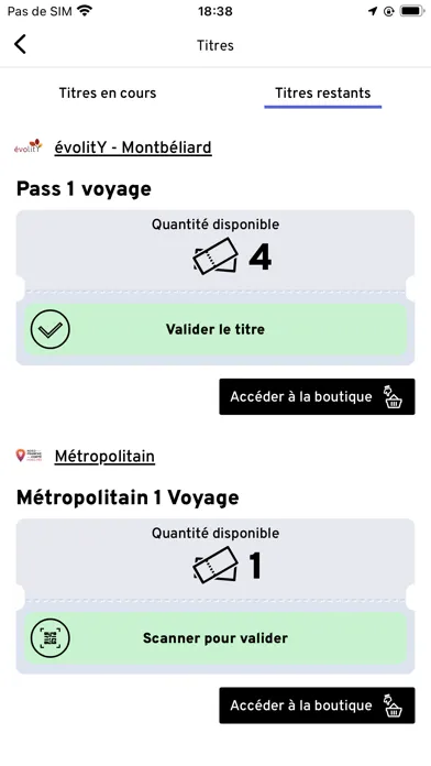 Capturas de pantalla de Nord Franche-Comté Mobilités