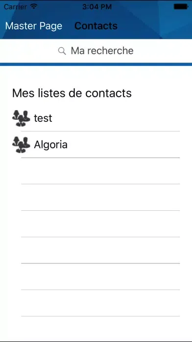 Capturas de tela do TWS Mobile