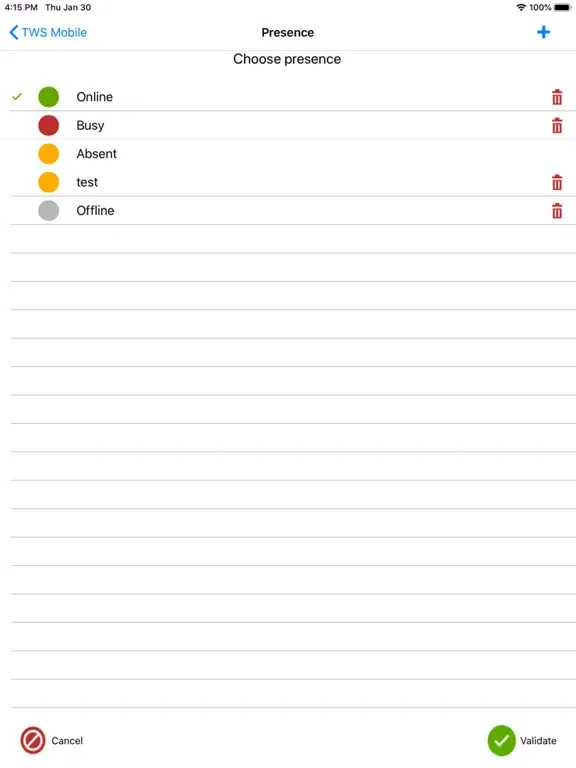 TWS Mobile V5 iPad  স্ক্রিনশট