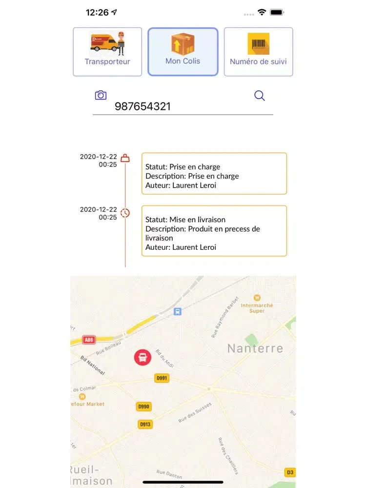 Colis Express iPad 應用截圖