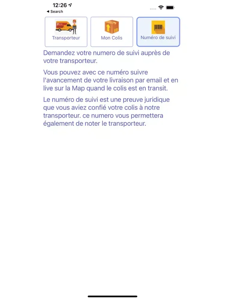 Colis Express iPad 應用截圖