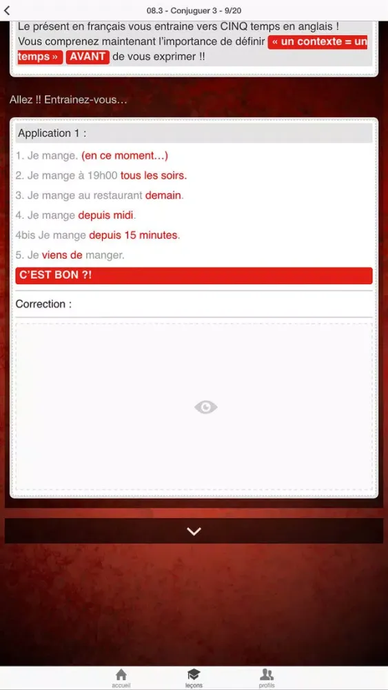 Captures d'écran de Grammaire Anglaise - Switch