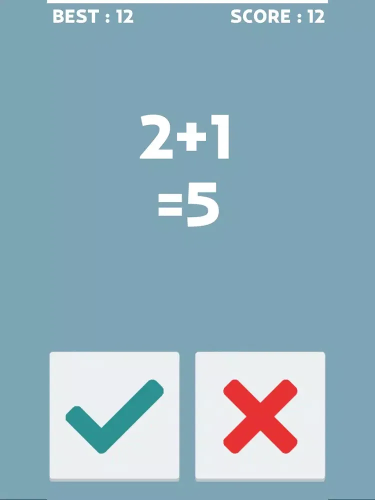صور Extreme Math – Fun mental calculation game where you have just around a second to answer the equation iPad 