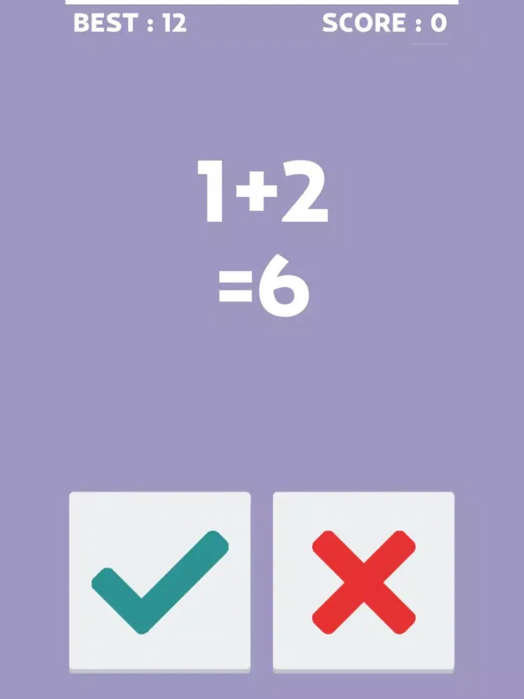 صور Extreme Math – Fun mental calculation game where you have just around a second to answer the equation iPad 