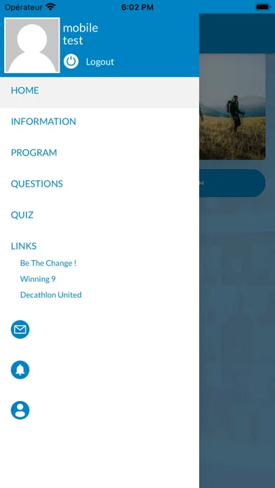 Tangkapan layar Leader's App