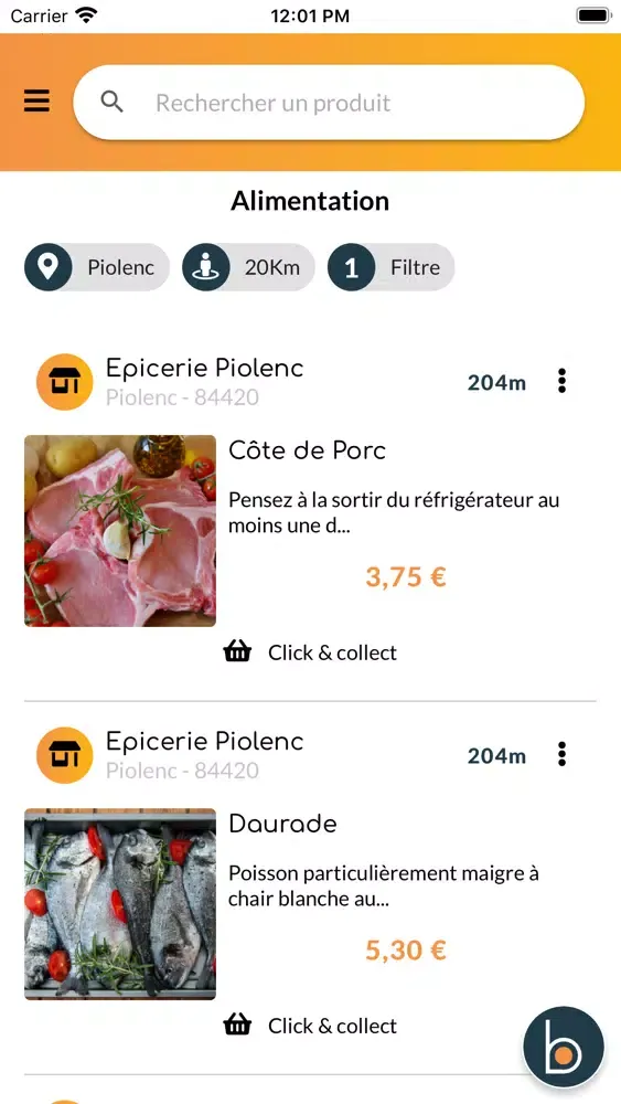 ภาพหน้าจอของ Boutigo Piolenc