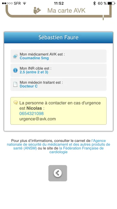 Mon carnet AVK Screenshots