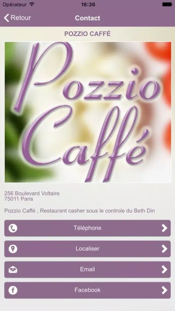 Pozzio Caffé應用截圖