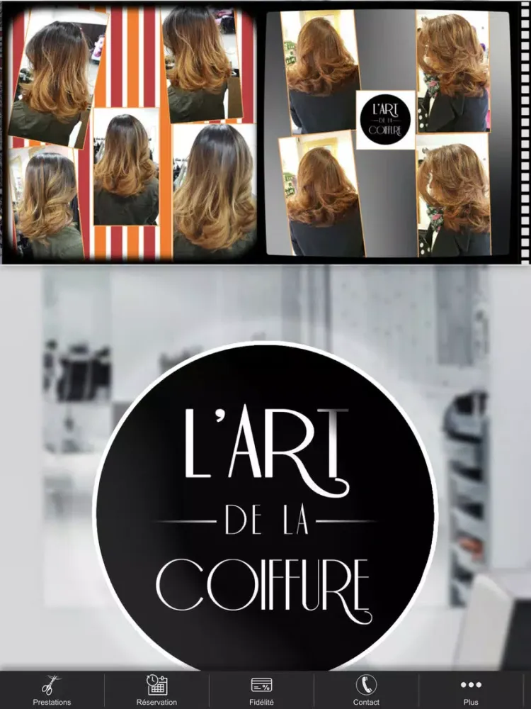 Capturas de tela do L'Art de la coiffure iPad 