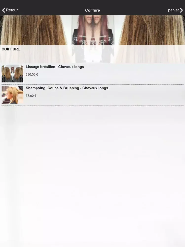 Capturas de tela do L'Art de la coiffure iPad 