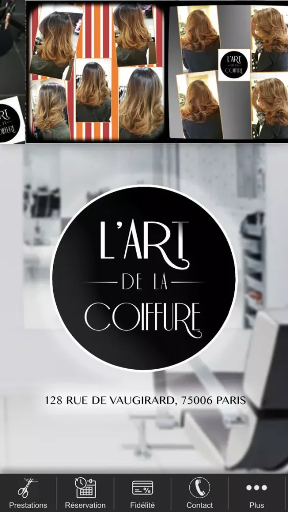 Capturas de tela do L'Art de la coiffure