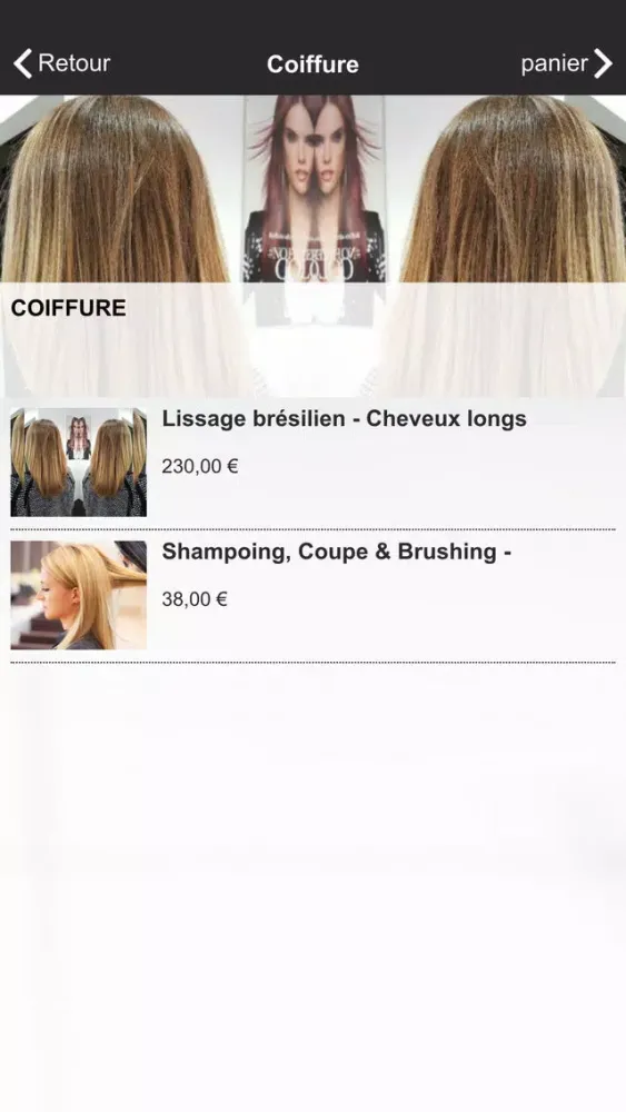 Capturas de tela do L'Art de la coiffure